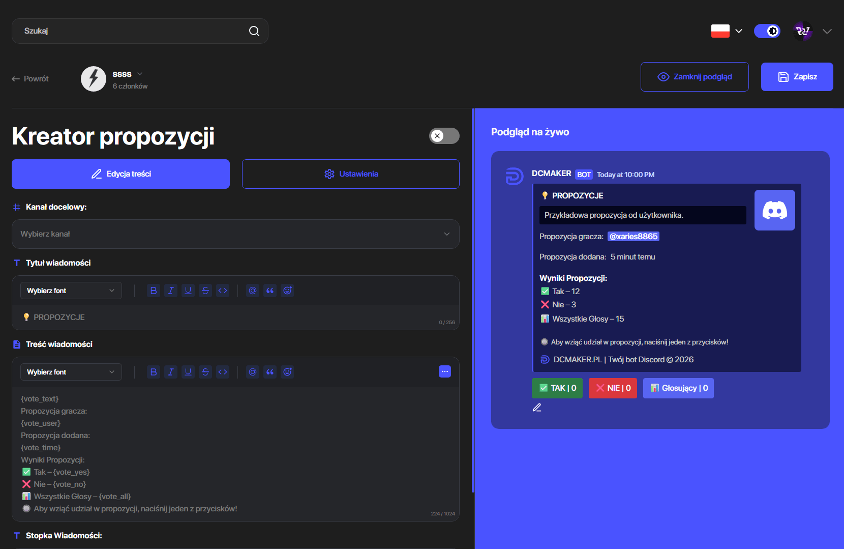 Propozycje